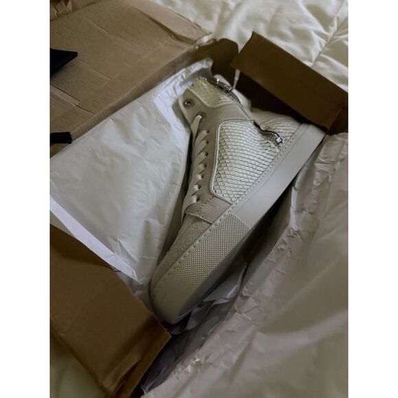 NIB Zadig & Voltaire High Flash Keith Leather Sneaker in White size 38 - Picture 8 of 11